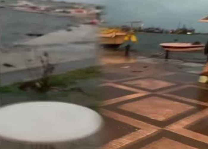 Silivri'de tekneler battı