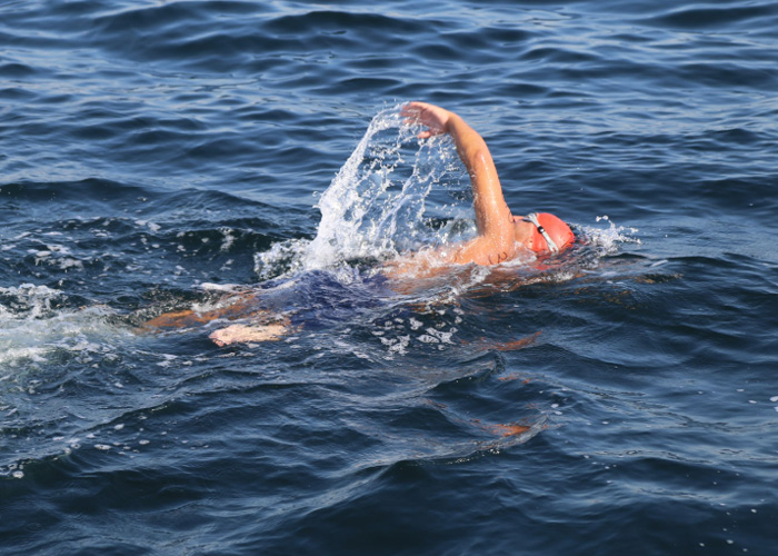 Büyükçekmece Açık Deniz Yüzme Yarışması nefesleri kesti
