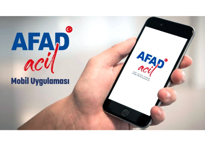 AFAD Acil Mobil Uygulaması Devrede
