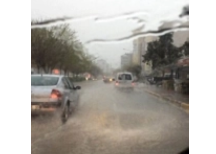 Çatalca'da yağmur etkili oldu