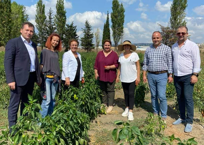 CHP'den kadın çiftçilere ziyaret